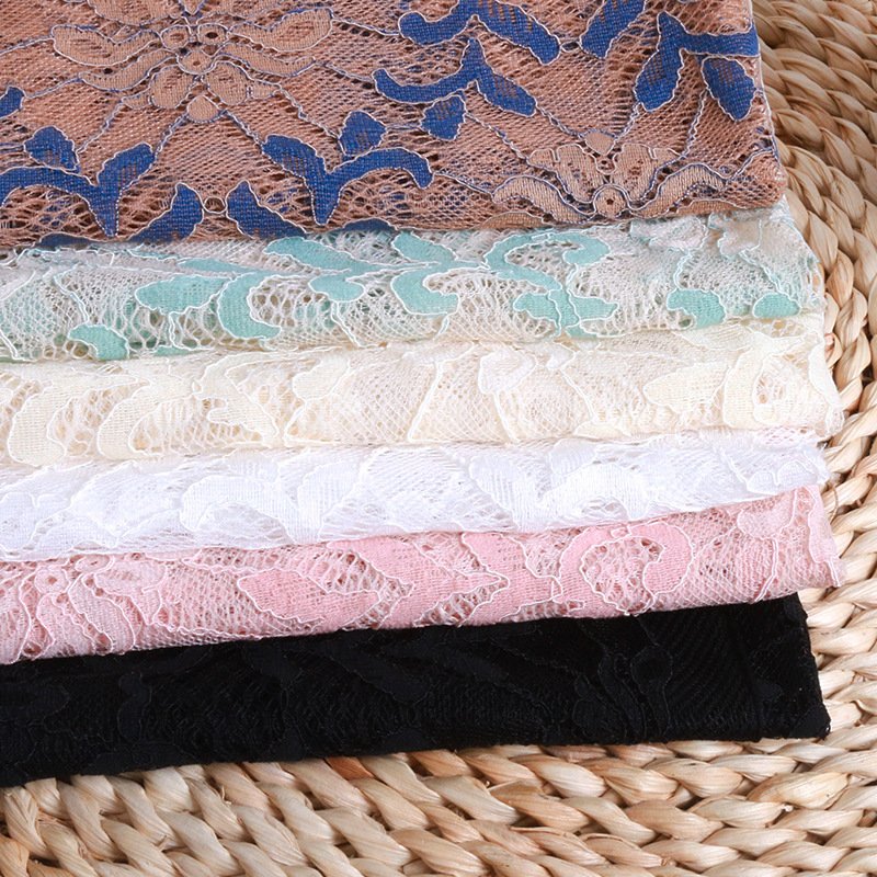 Cutwork Bridal Evening Polyester Lace Fabric for Women's Wear Wholesal 6